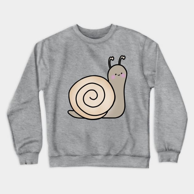 Its a Snail Crewneck Sweatshirt by FlippinTurtles